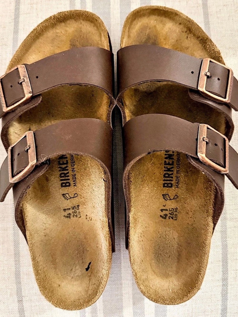 EUC Birkenstock Arizona Oiled Leather Brown EU 41